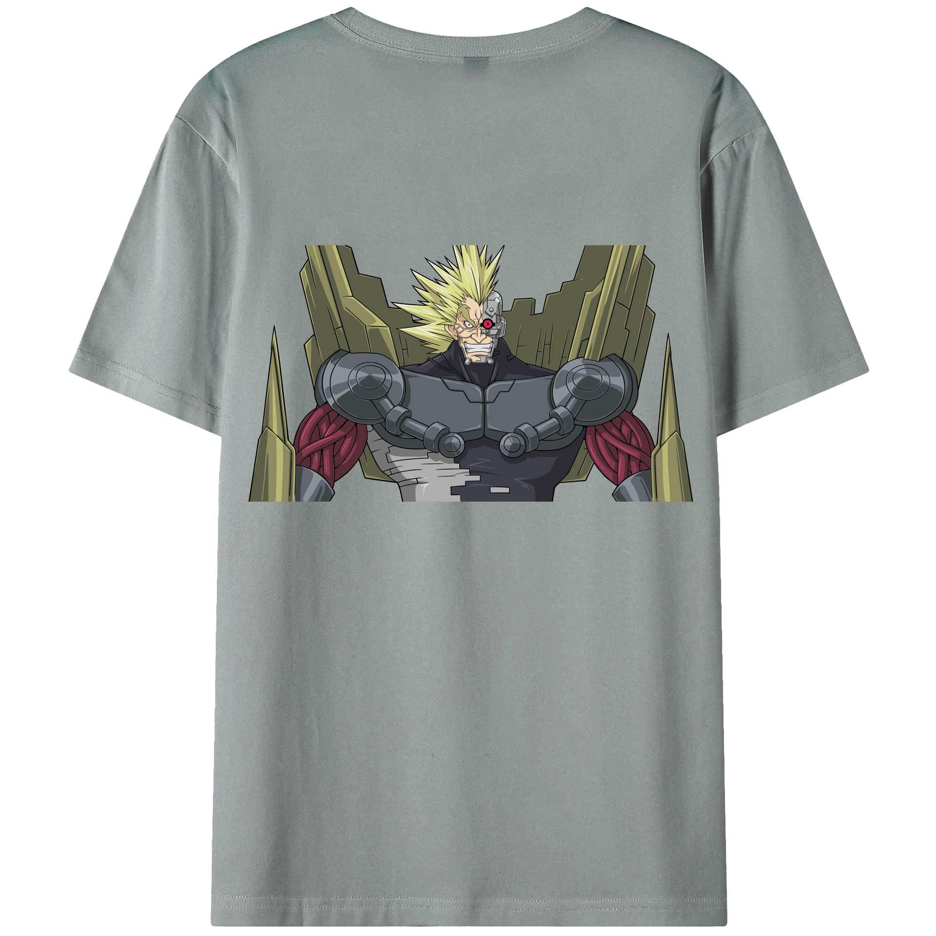 （画像用） 遊☆戯☆王 Yu-Gi-Oh! 綿100％ メンズ半袖Tシャツ（バックプリント） 通気性